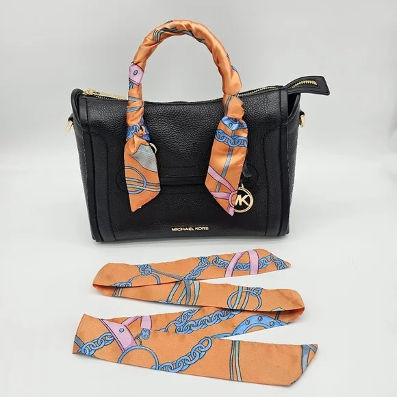 Skinny Scarf | Hand Bag, Neck Scarf (2 pieces) - Color Set #1 / Brand NEW - Picture 10 of 16